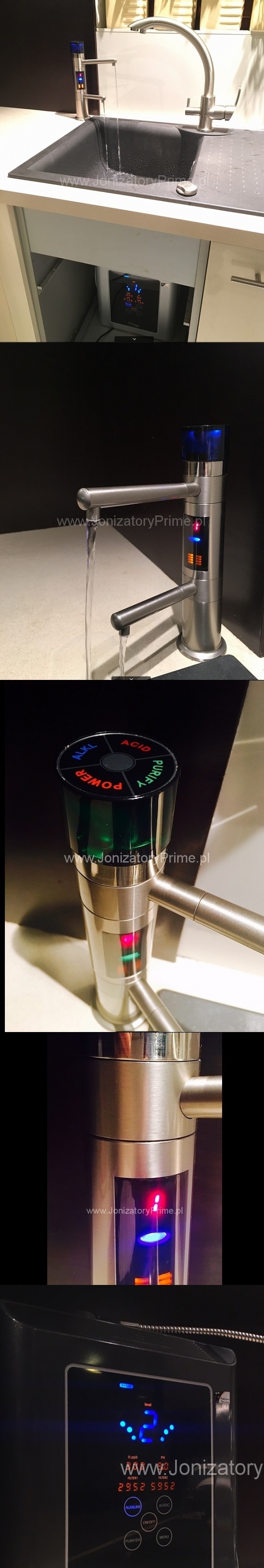Jonizator wody pod blat, prime Water, podblatowy jonizator